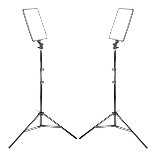 GLOWPAD 350S Slim-Profiled Daylight Balanced LED Panel Twin Kit