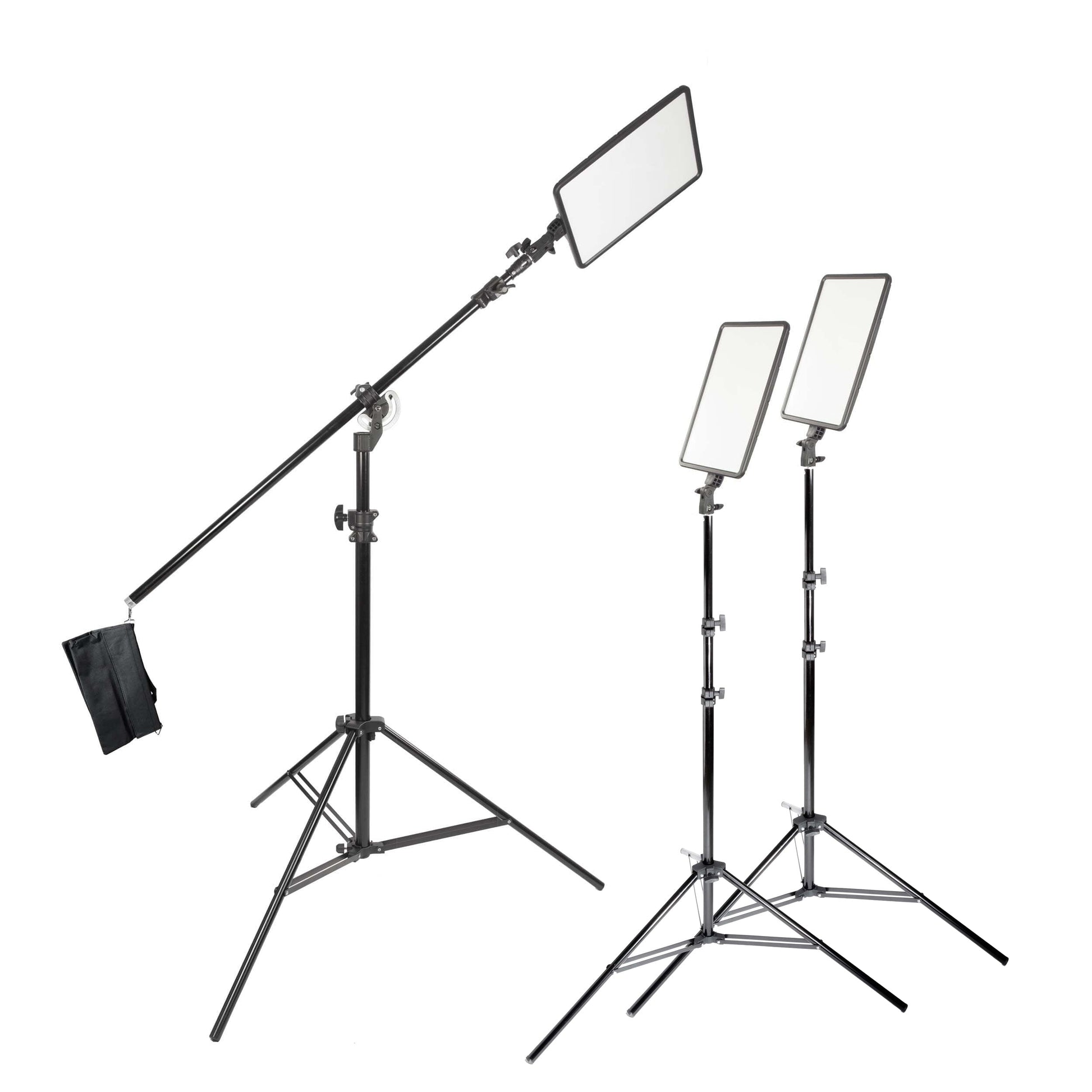 GLOWPAD 350S Slim-Profiled Daylight Balanced LED Panel Triple Kit
