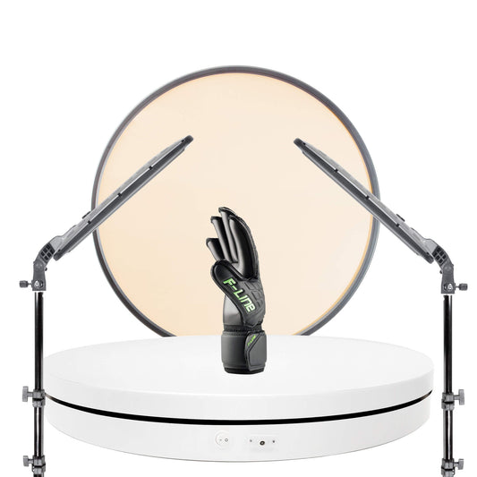 GLOWPAD Bi-Colour E-Commerce 360° ORBIT Turntable Product Photography Kit