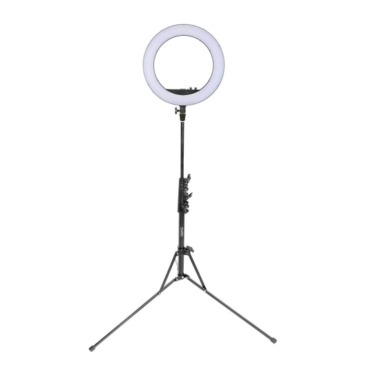 On-Location Reporter LED Ring Light Kit (Bi-Colour with 190cm Stand)