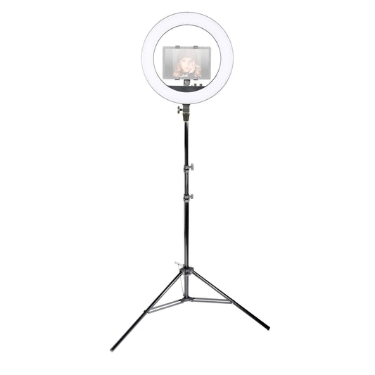 LR160 Large LED Ring Light with Stand & Tablet Bracket Kit