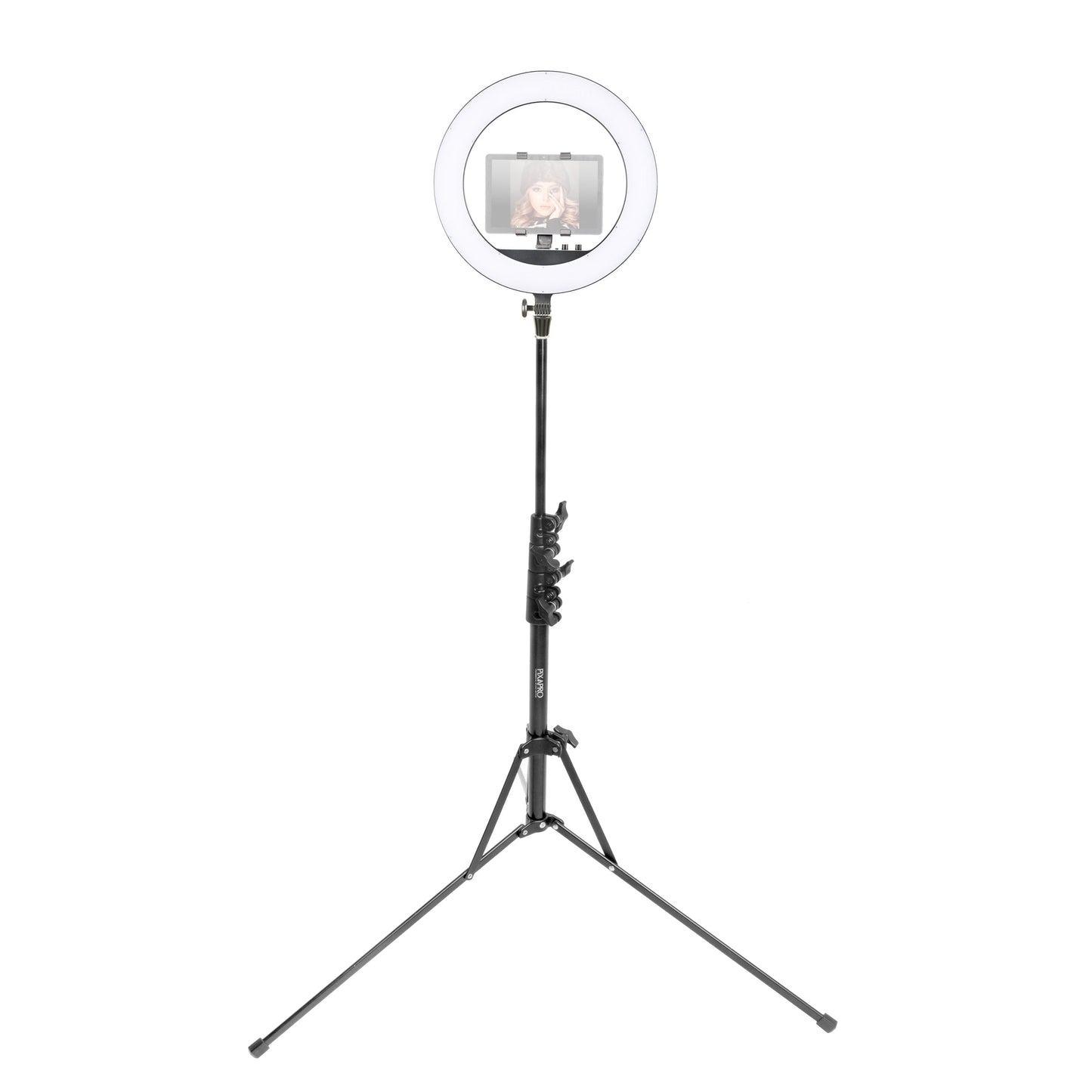 Tablet & iPad Video Recording Ring Light Kit with Stand & Mount
