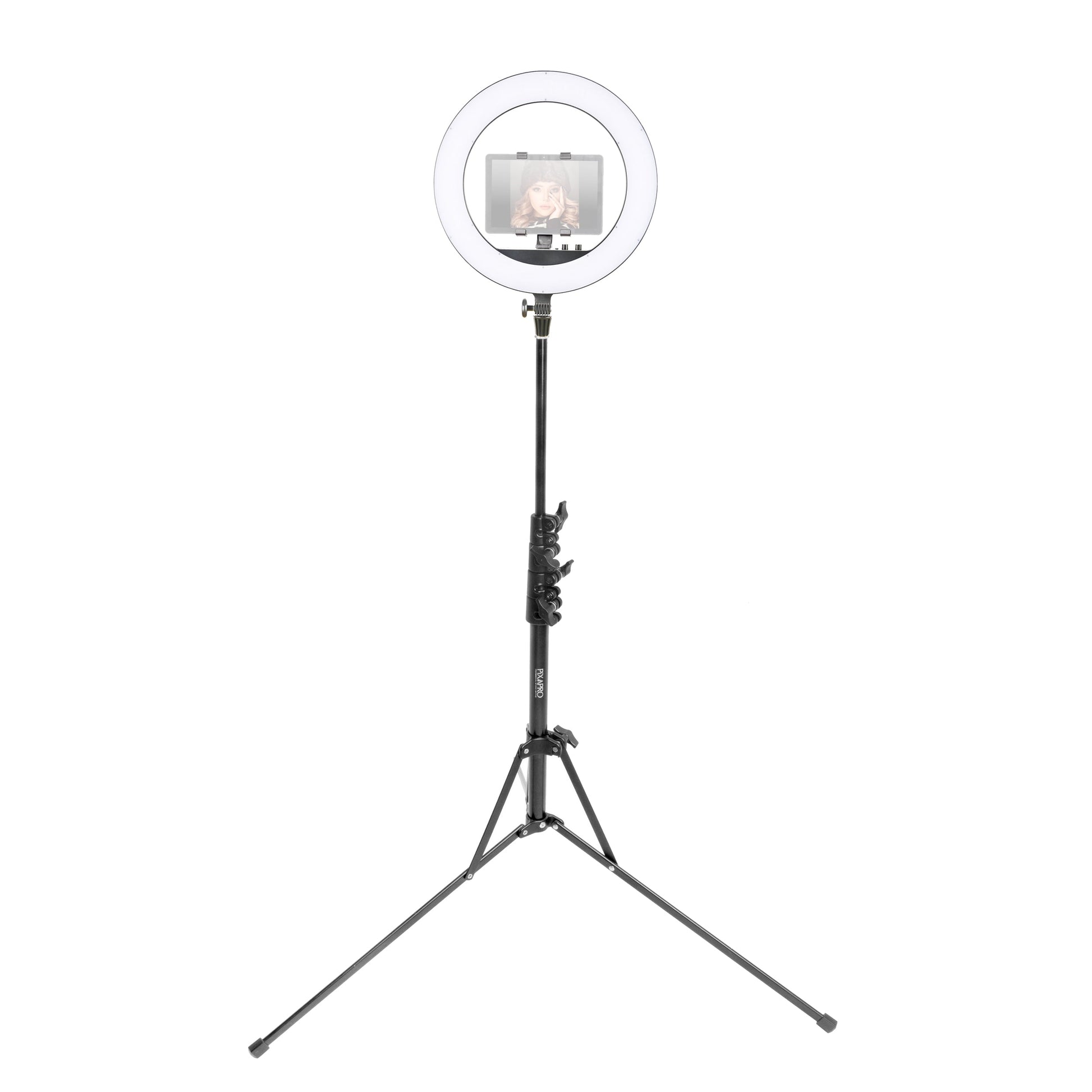 Tablet & iPad Video Recording Ring Light Kit with Stand & Mount