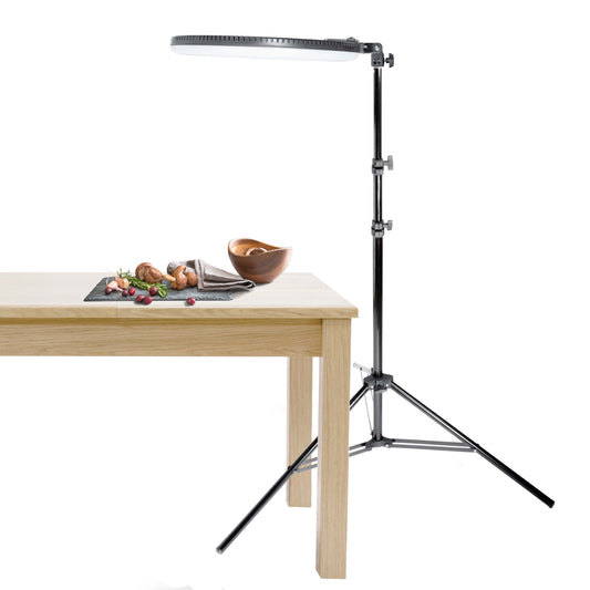 LR160 Super-Bright Bi-Colour Table top Flat Lay Cooking Video Lighting Kit