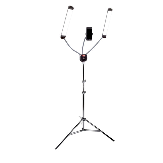 TIRA Double Arm LED Strip Light with 190cm Light Stand