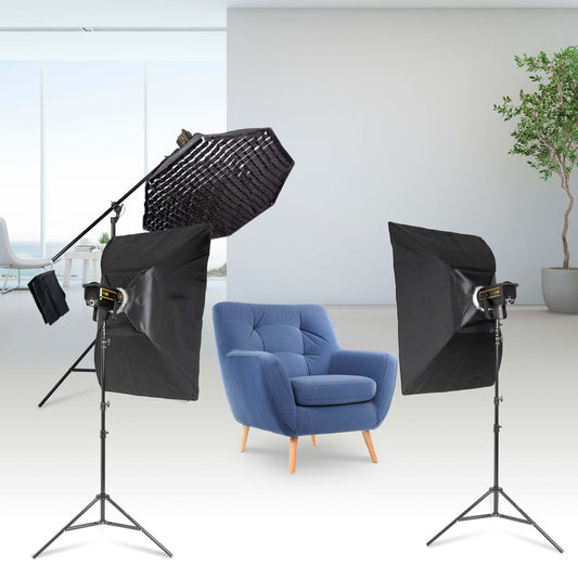 VL300II Lifestyle Environmental Furniture Photography Kit (Video & Photo)