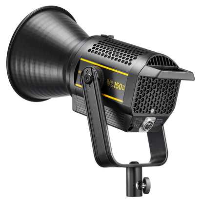 Godox VL150II 165W Daylight-Balanced Flicker-Free Constant LED Light Rear View with Reflector