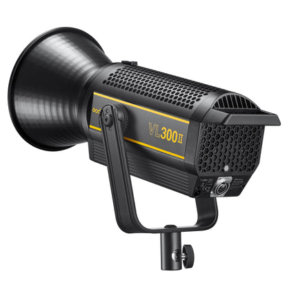 Godox VL300II 320W Continuous LED Studio Light For Video and Photography Rear View with Reflector