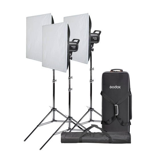 Godox SL60IID Three-Head Softbox LED Lighting Kit