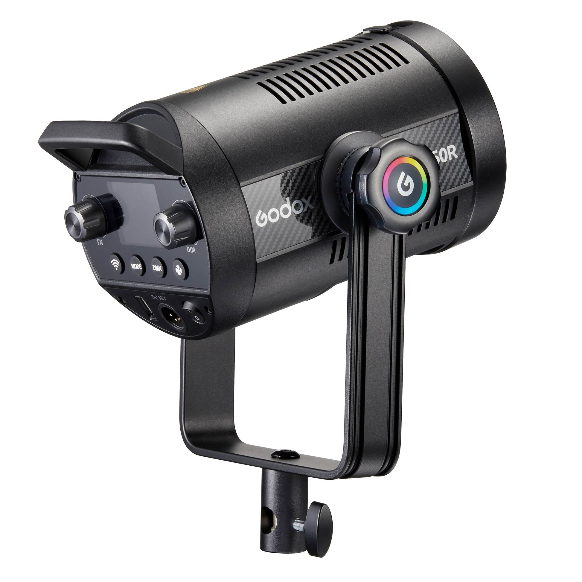 Godox SL150R 150W RGBWW LED Video Light Rear View with Controls