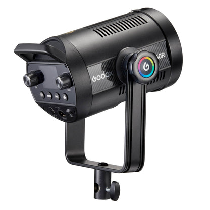 Godox SL150R 150W RGBWW LED Video Light Rear View with Controls