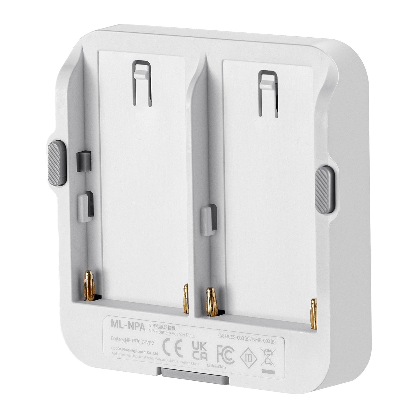 Godox
ML-NPA NP-F Battery Plate for ML80Bi/ML150Bi