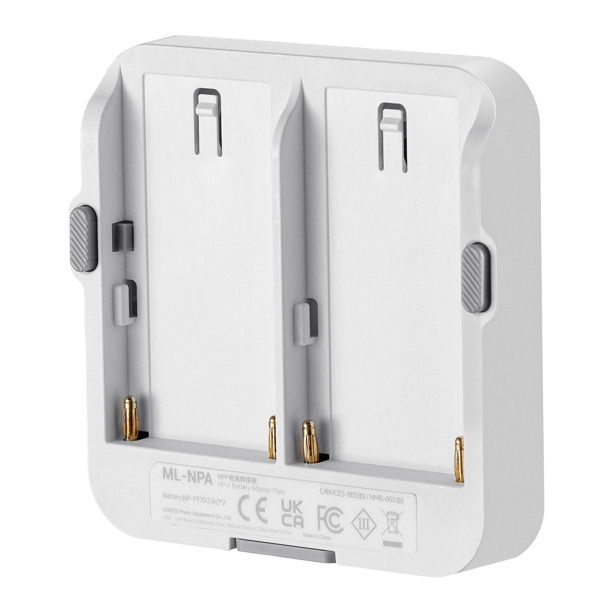 Godox
ML-NPA NP-F Battery Plate for ML80Bi/ML150Bi