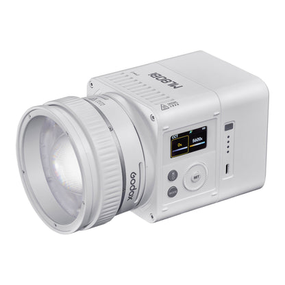 Godox ML80Bi Compact, Portable LED Video Light with ML-Z Zoom Reflector
