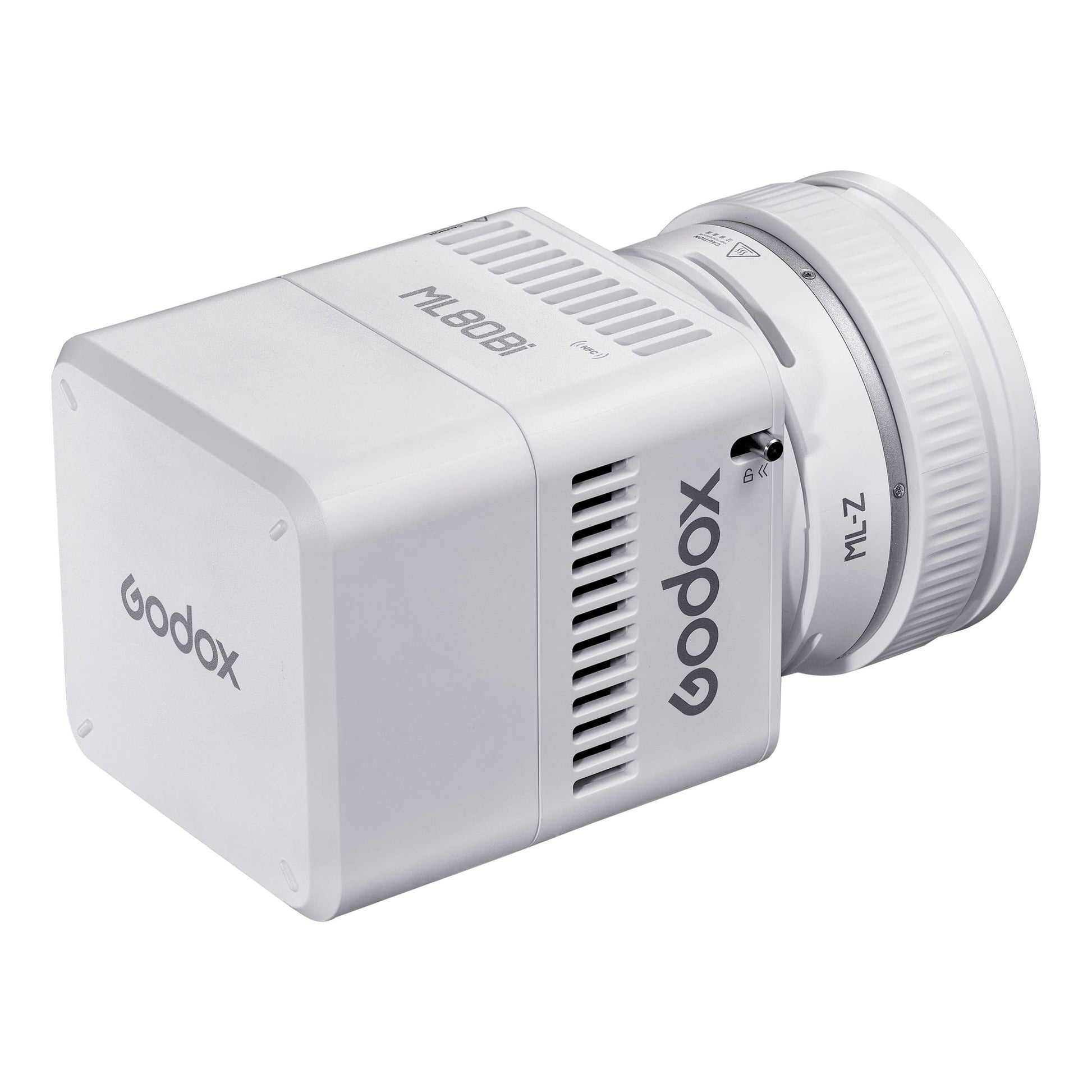 Godox ML80Bi Compact, Portable LED Video Light with ML-Z Zoom Reflector Rear Angle View