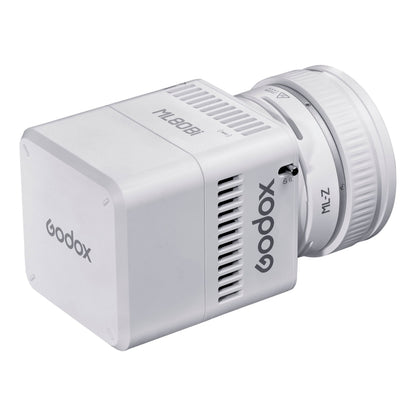 Godox ML80Bi Compact, Portable LED Video Light with ML-Z Zoom Reflector Rear Angle View