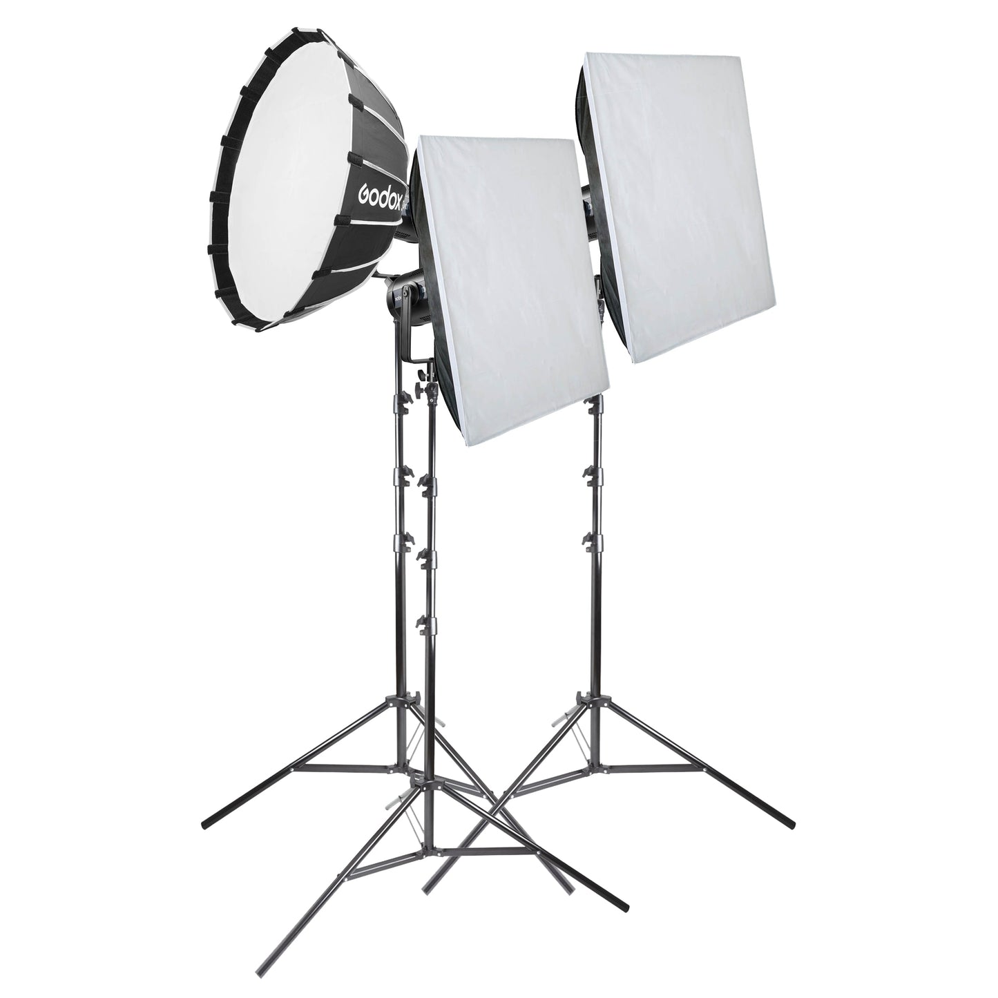 GODOX SZ150R LED Continuous Video Light Three Head Softbox Lighting Kit