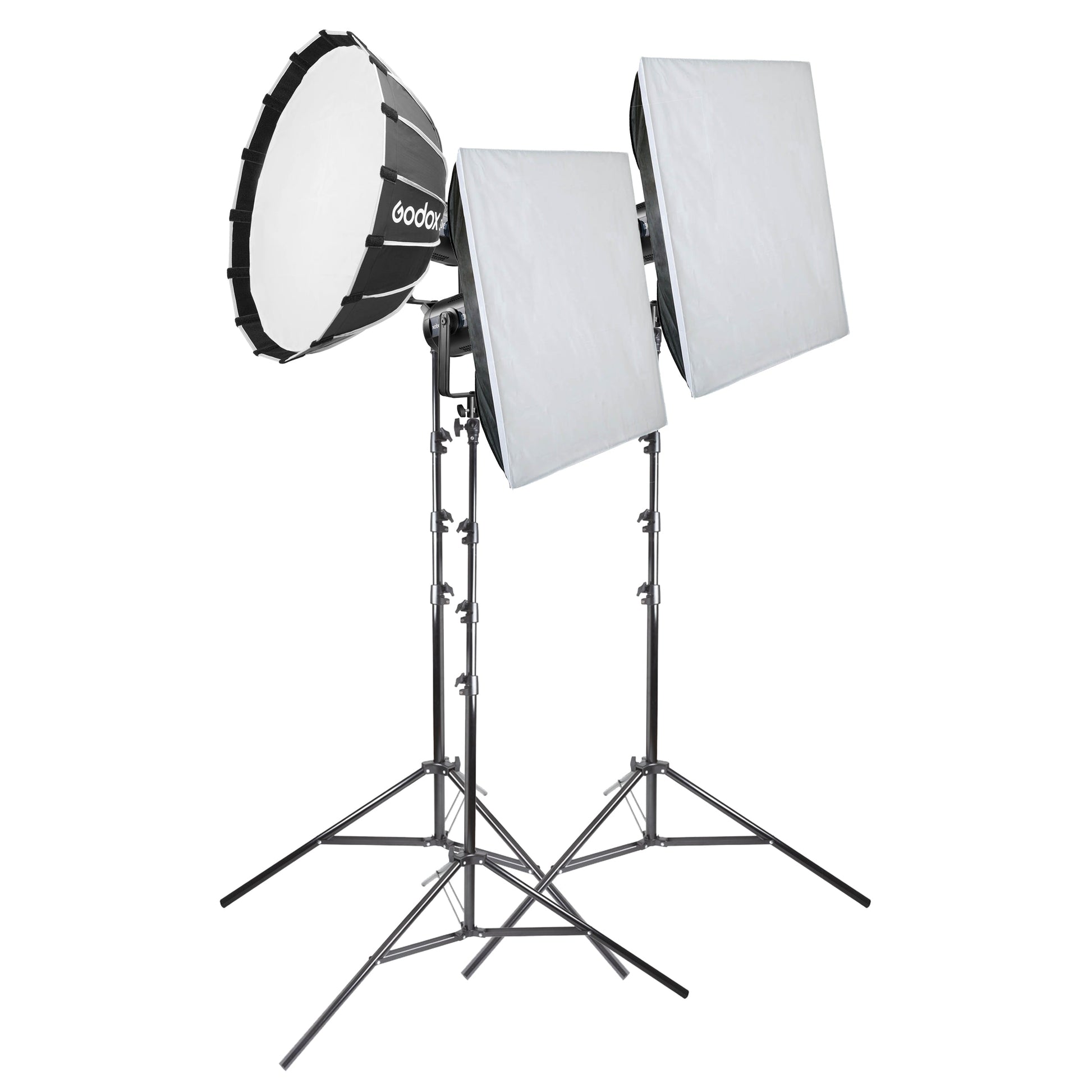 GODOX SZ150R LED Continuous Video Light Three Head Softbox Lighting Kit