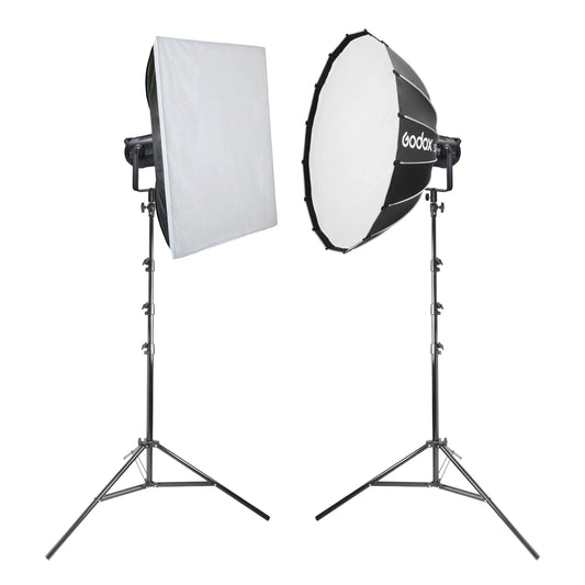 Godox SZ200Bi Silent Zoomable LED Video Light Twin Softbox Kit