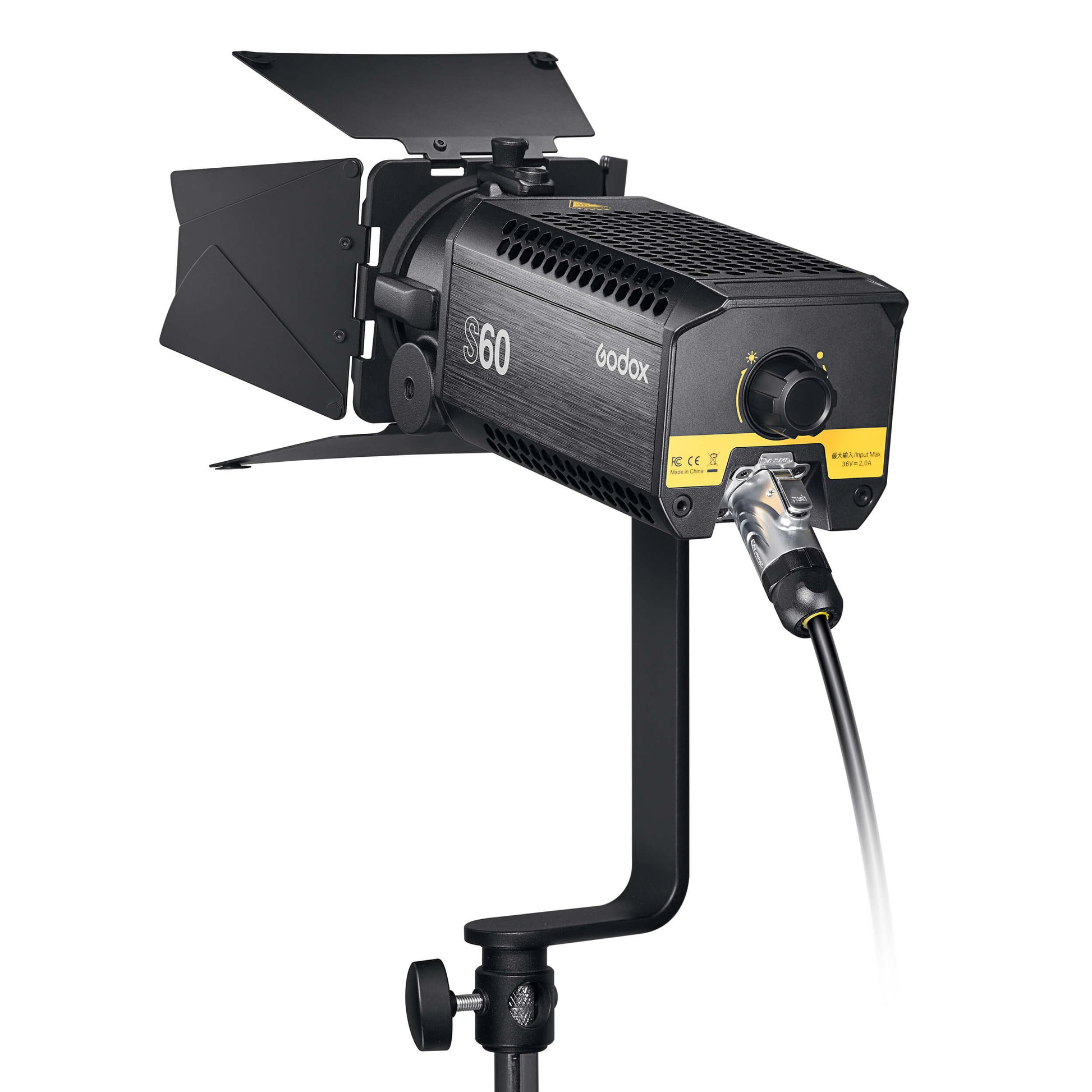 Godox S60 Three Head Focused Beam LED Spotlight Complete Kit 