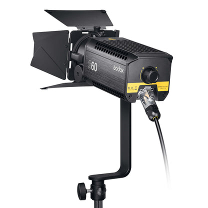 Godox S60 Three Head Focused Beam LED Spotlight Complete Kit 