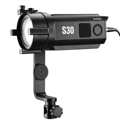 Godox S30 Three Head Daylight-Balanced LED Focus Spotlight Kit 