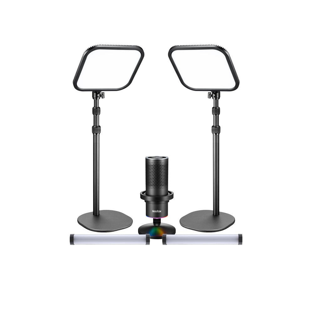 ES30 LED Panel & TL30 Light Stick Live-Streaming Setup Dual Kit 