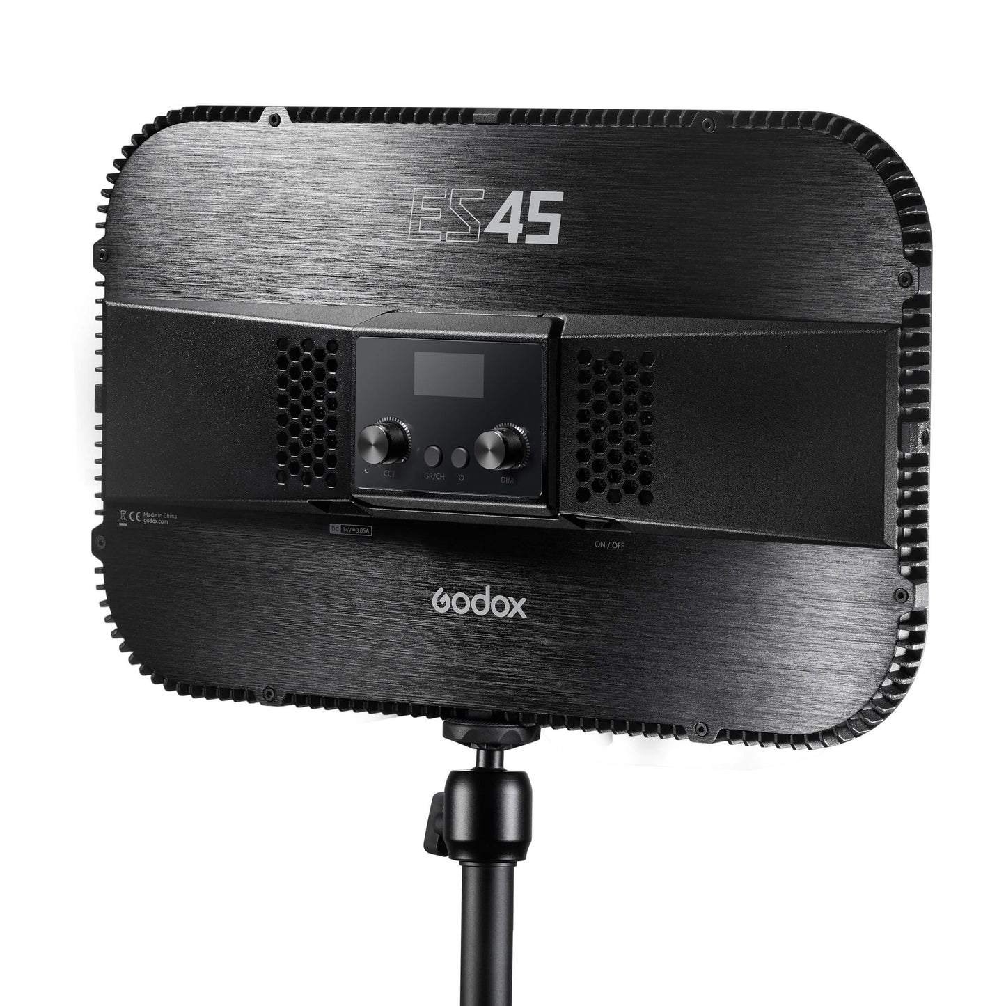 Godox ES45 E-Sports and Live Streaming Bi-Colour Slim Light Panel with Mounting Rod & APP Rear View