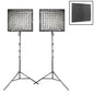 LD150RS Bi-Colour RGB LED Panel Portable Twin Kit