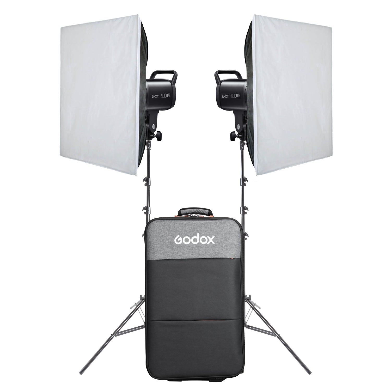 Godox SL100D Twin Softbox LED Lighting Kit