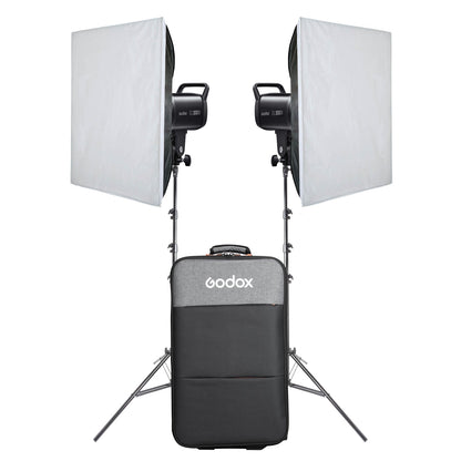 Godox SL100D Twin Softbox LED Lighting Kit