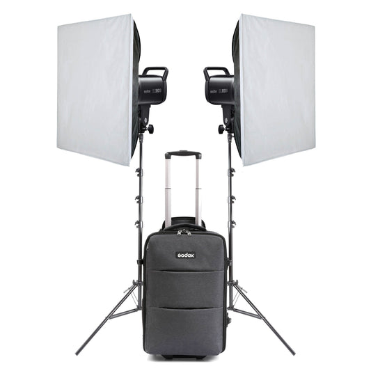 SL100D Twin Softbox LED Lighting Kit
