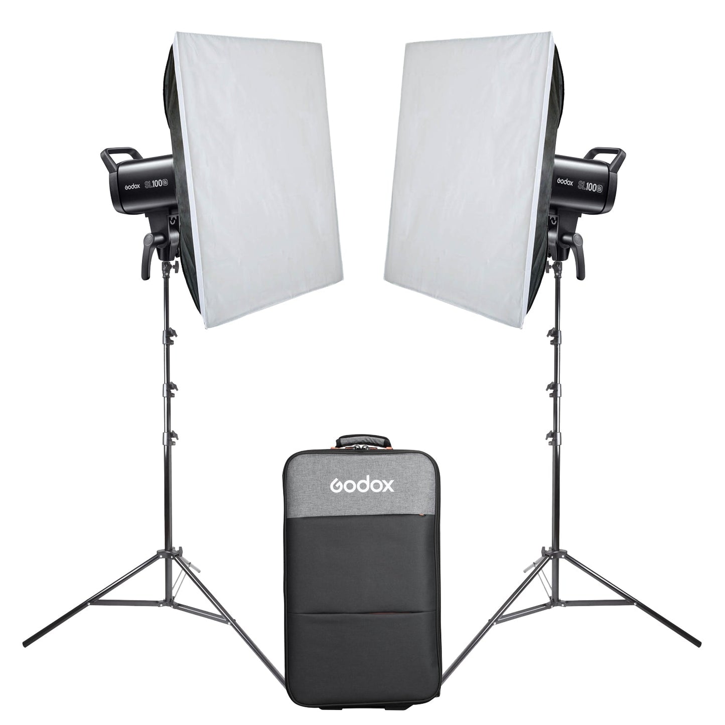 Godox SL100Bi Twin Softbox LED Lighting Kit