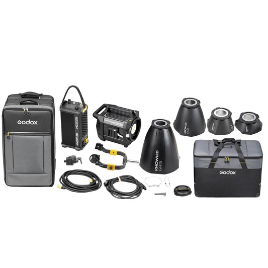 MG1200Bi K2 Bi-Color LED Monolight with Four Reflector Kit