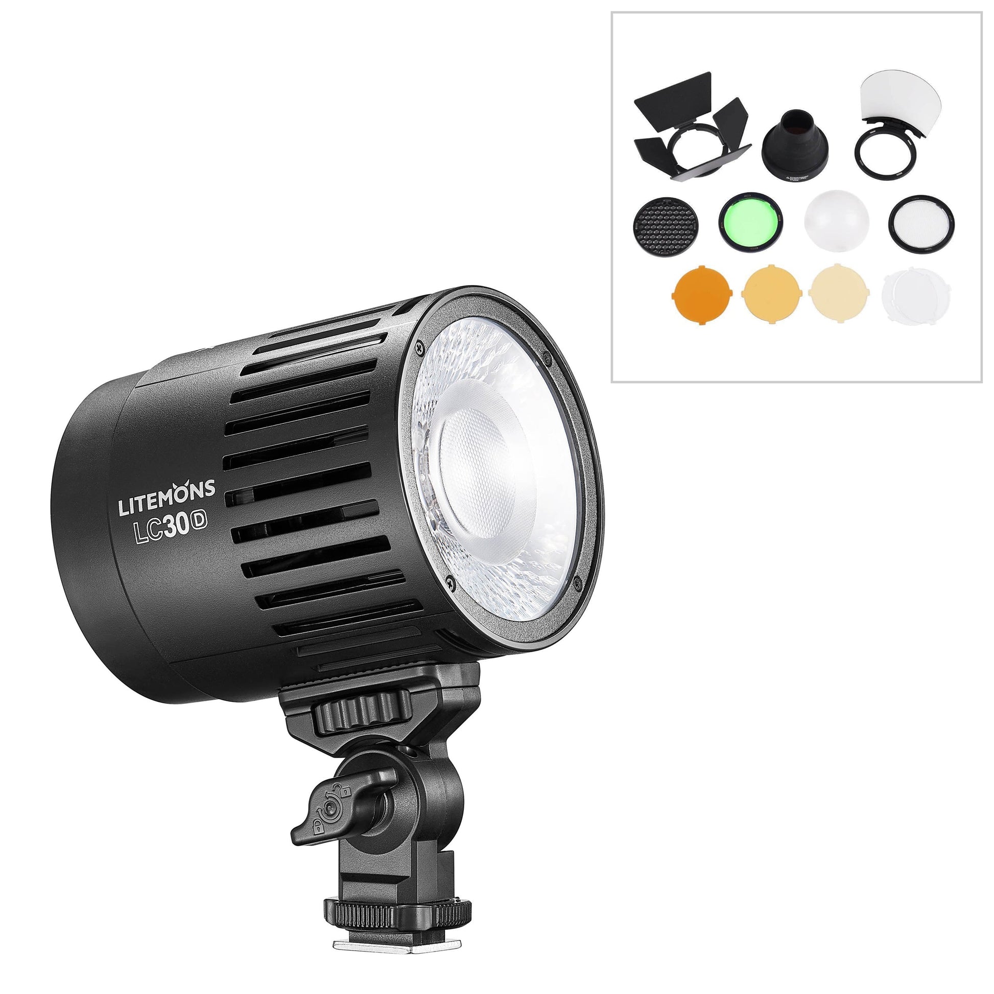 Litemons LC30D 33W Mini Desktop LED Light with Pocket Accesories Kit 