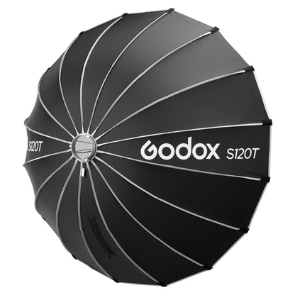 Godox S120T Quick Release Umbrella Softbox (Bowens S-Type Fitting) Back View