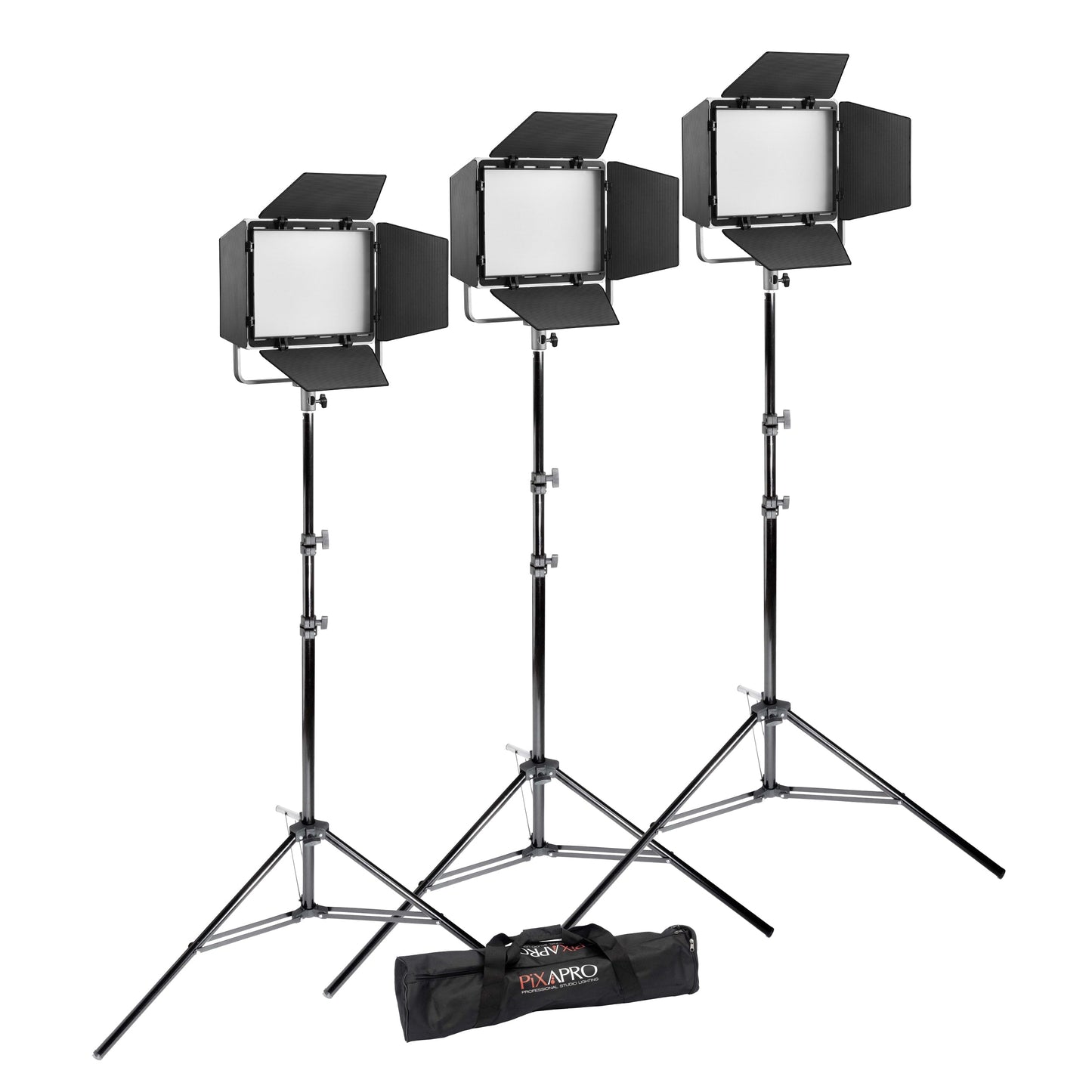 Godox Litemons LP600BI Bi-Colour LED Continuous Three Head Lighting Kit