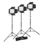 Godox Litemons LP600BI Bi-Colour LED Continuous Three Head Lighting Kit