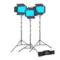 Godox Litemons LP1200R Powerful RGB Continuous LED Light Panel Three Head Kit