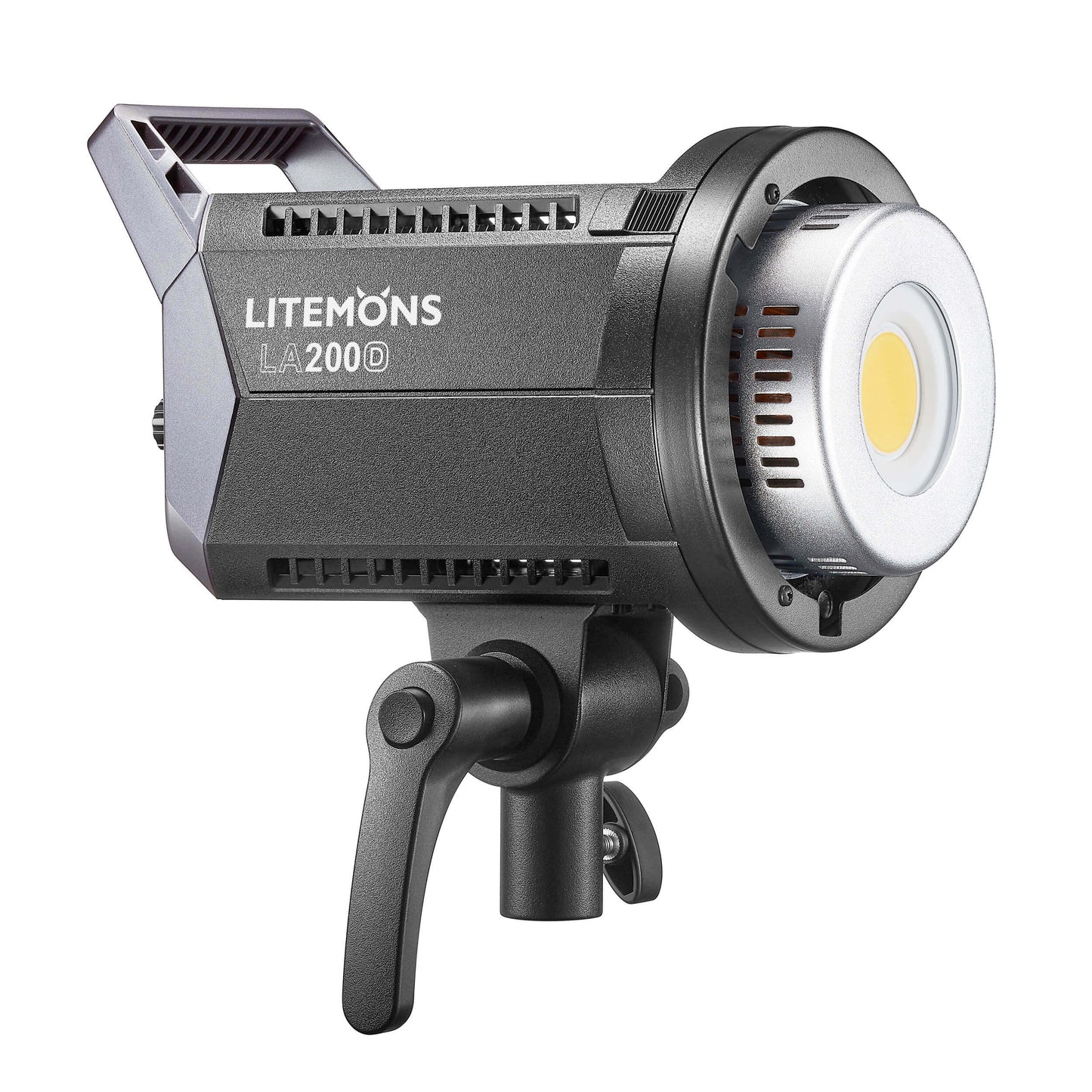 Godox
Litemons LA200D 5600K DayLight-Balanced Super-Fast LED Video Light Side View without Reflector