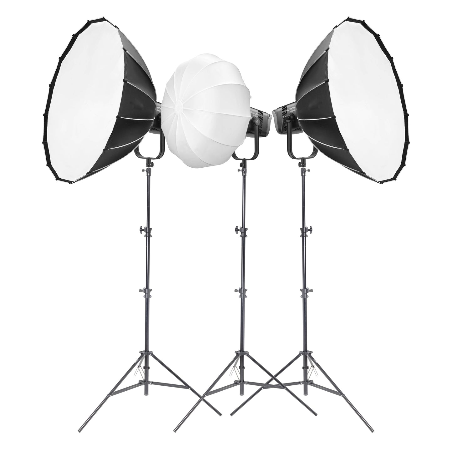 Godox LITEMONS LE600Bi Three-Head Bi-Colour Variable Colour Temperature LED Lighting Kit