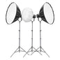 Godox LITEMONS LE600Bi Three-Head Bi-Colour Variable Colour Temperature LED Lighting Kit