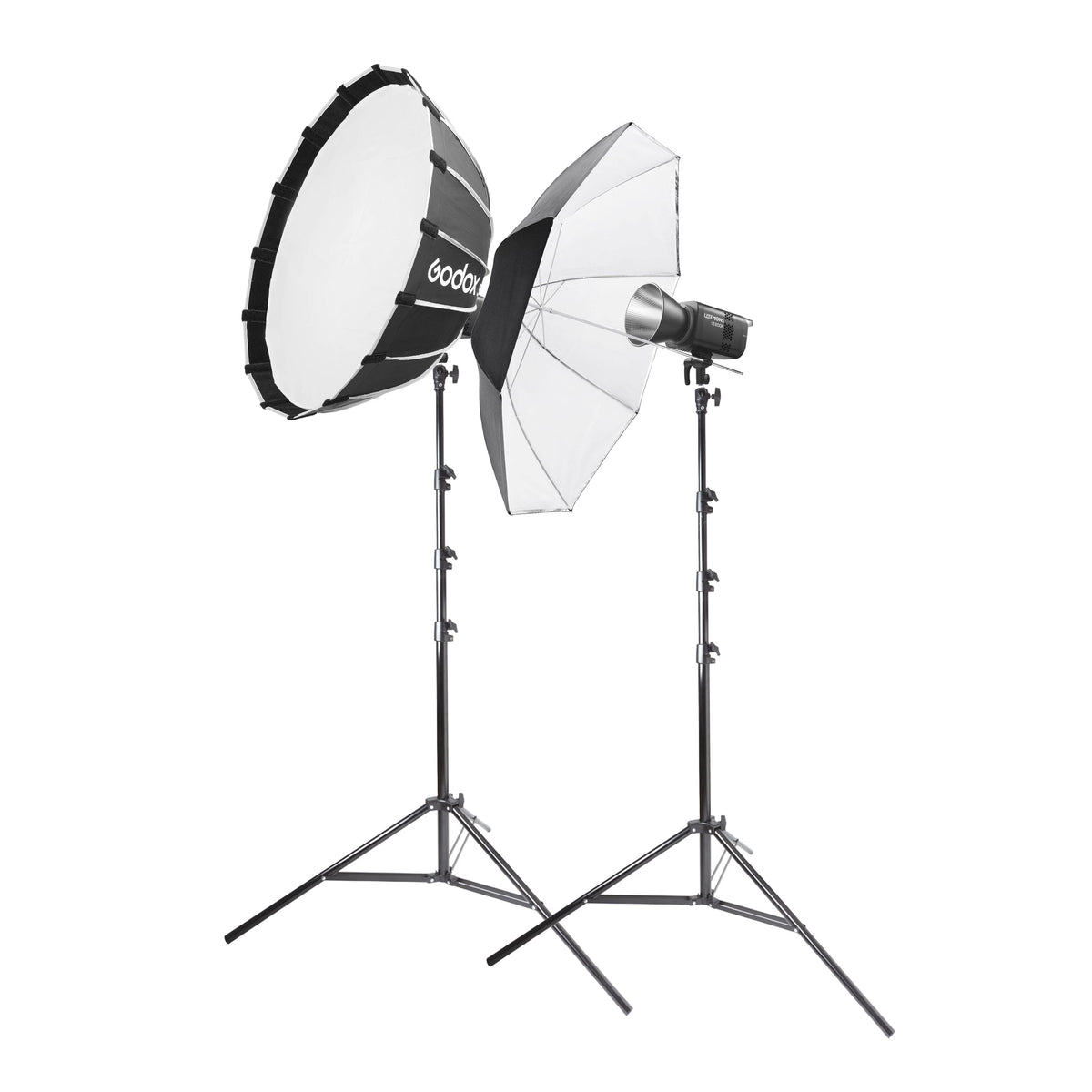 Litemons LE200R Twin Head RGB Continuous Lighting Kit