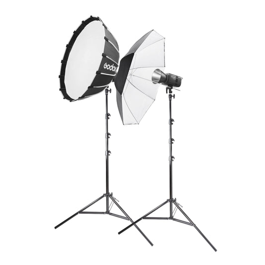 Litemons LE200R Twin Head RGB Continuous Lighting Kit