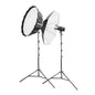 Litemons LE200R Twin Head RGB Continuous Lighting Kit