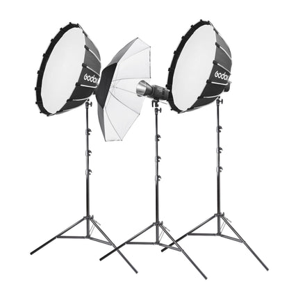 Litemons LE200R Three Head RGB Continuous Lighting Kit