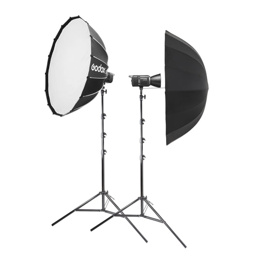 Litemons LE300R Twin Head RGB Continuous Lighting Kit
