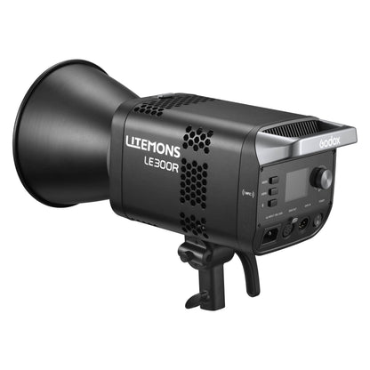 Godox LITEMONS LE300R RGB COB LED Studio Light Angled Rear View