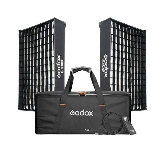 Godox FL100 Flexible & Dimmable LED Panel Lighting Twin Kit