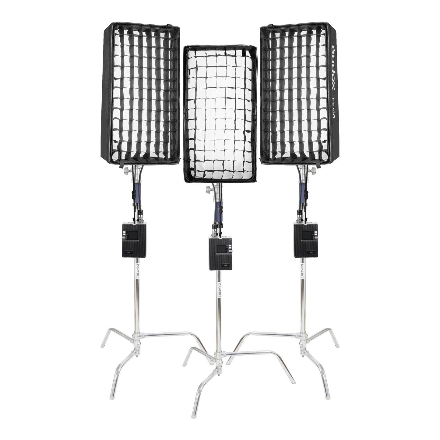 GODOX FL100R Flexible Mat RGB LED Light Three Head Kit